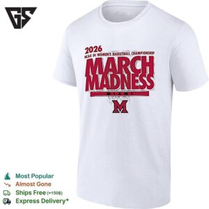 Miami Redhawks NCAA Di Women’s Basketball Championship March Madness 2026 T-Shirt