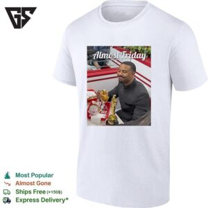 Michael B Jordan Eating Hamburger Celebrate The Win At The Academy Awards 2026 Almost Friday T-Shirt