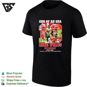 Mike Evans Tampa Bay Buccaneers End Of An Era 2014 2026 Thank You For The Memories T-Shirt