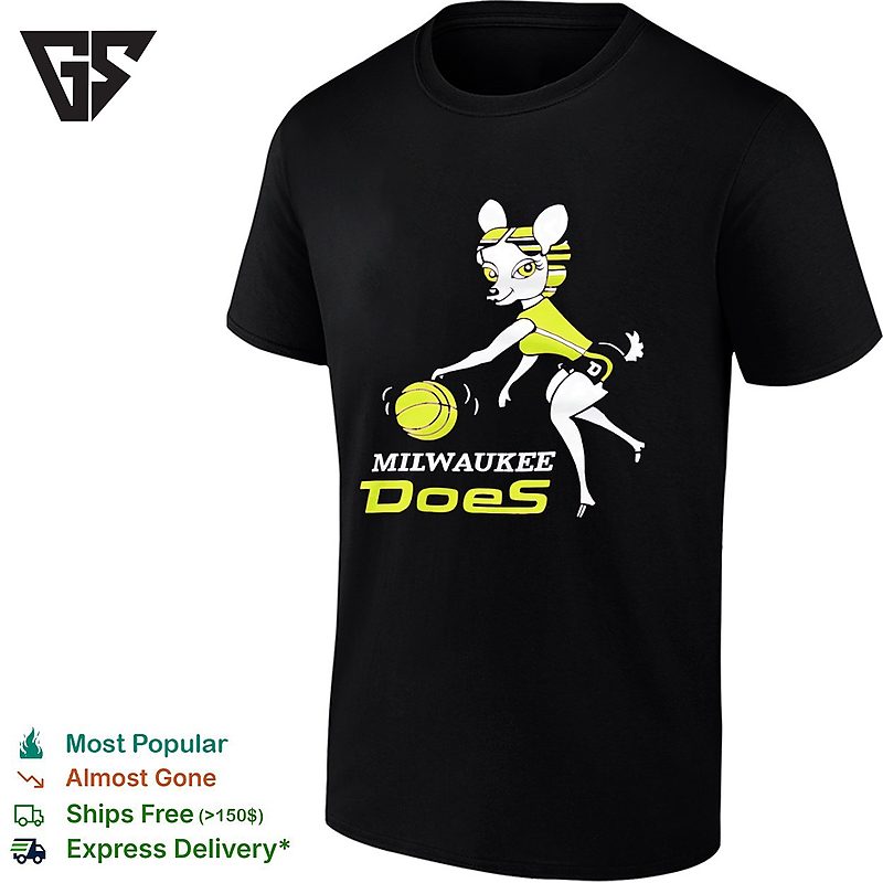 Milwaukee Does Women’s Professional Basketball League Mascot T-Shirt Milwaukee Does Women’s Professional Basketball League Mascot T-Shirt