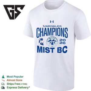Mist Bc Women’s Basketball 2026 Unrivaled Champions Under Armor Locker Room T-Shirt 1 1