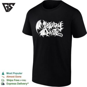 Mortuary Drape Metal Style Logo T-Shirt