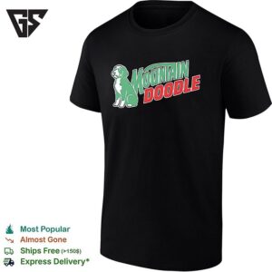 Mountain Doodle Mountain Dew Green And Red Style T-Shirt