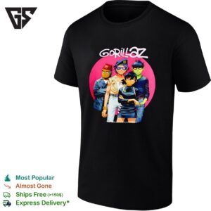 Murdoc Niccals Noodle And Russel Hobbs Gorillaz Ryan Gosling T-Shirt