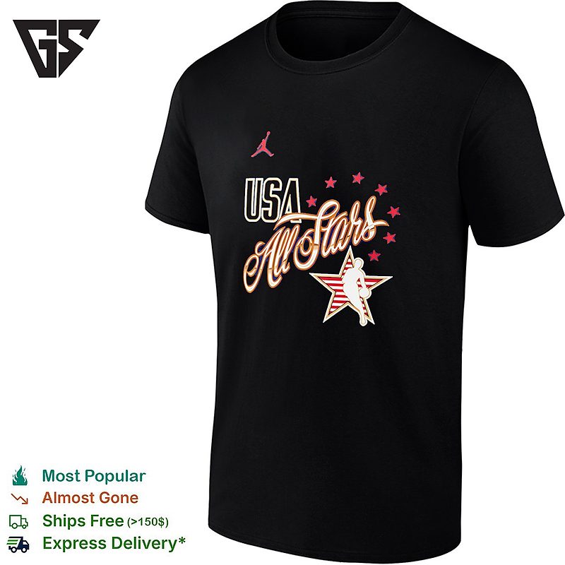 NBA All Star Game Stars Shape T-Shirt NBA All Star Game Stars Shape T-Shirt