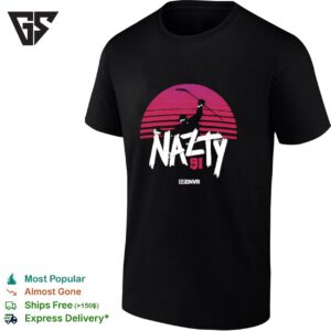 Nazem Kadri 91 Colorado Avalanche Player Dnvr Nazty Sunset Retro T-Shirt