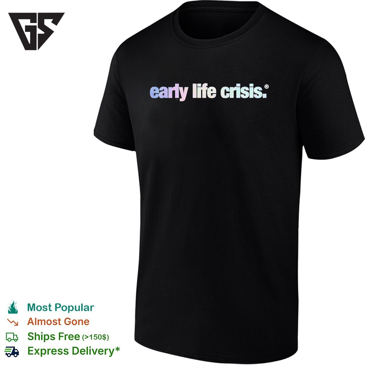 Nettspend Wearing Early Life Crisis T-Shirt Nettspend Wearing Early Life Crisis T-Shirt