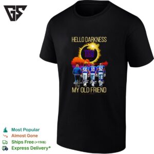 New York Giants Players Hello Darkness My Old Friend My Old Friend T-Shirt