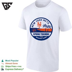 New York Mets Levelwear Spring Training Badge Luxe Signature Knit T-Shirt-Copy
