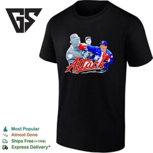 New York Mets Player Attack Coach Baseball Funny T-Shirt