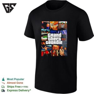Newcastle United Grand Theft Geordie Gta Style T-Shirt