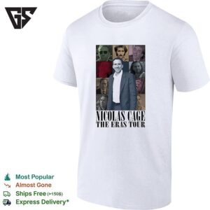 Nicolas Cage X The Eras Tour Funny T-Shirt