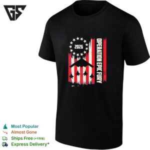 Northrop B-2 Spirit Operation Epic Fury American Flag 2026 T-Shirt