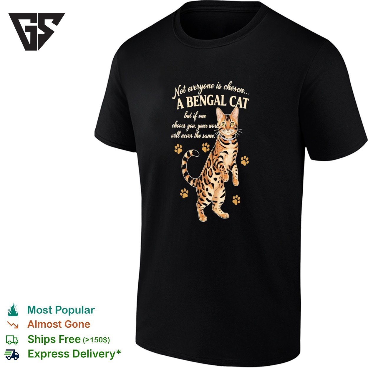 Not Everyone Is Chosen A Bengal Cat But If One Choves You Your World Will Never The Same T-Shirt Not Everyone Is Chosen A Bengal Cat But If One Choves You Your World Will Never The Same T-Shirt
