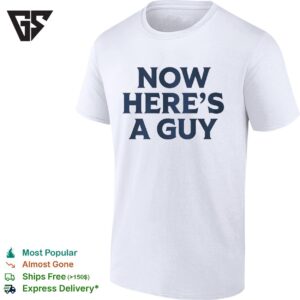 Now Here’s A Guy Blue Text T-Shirt