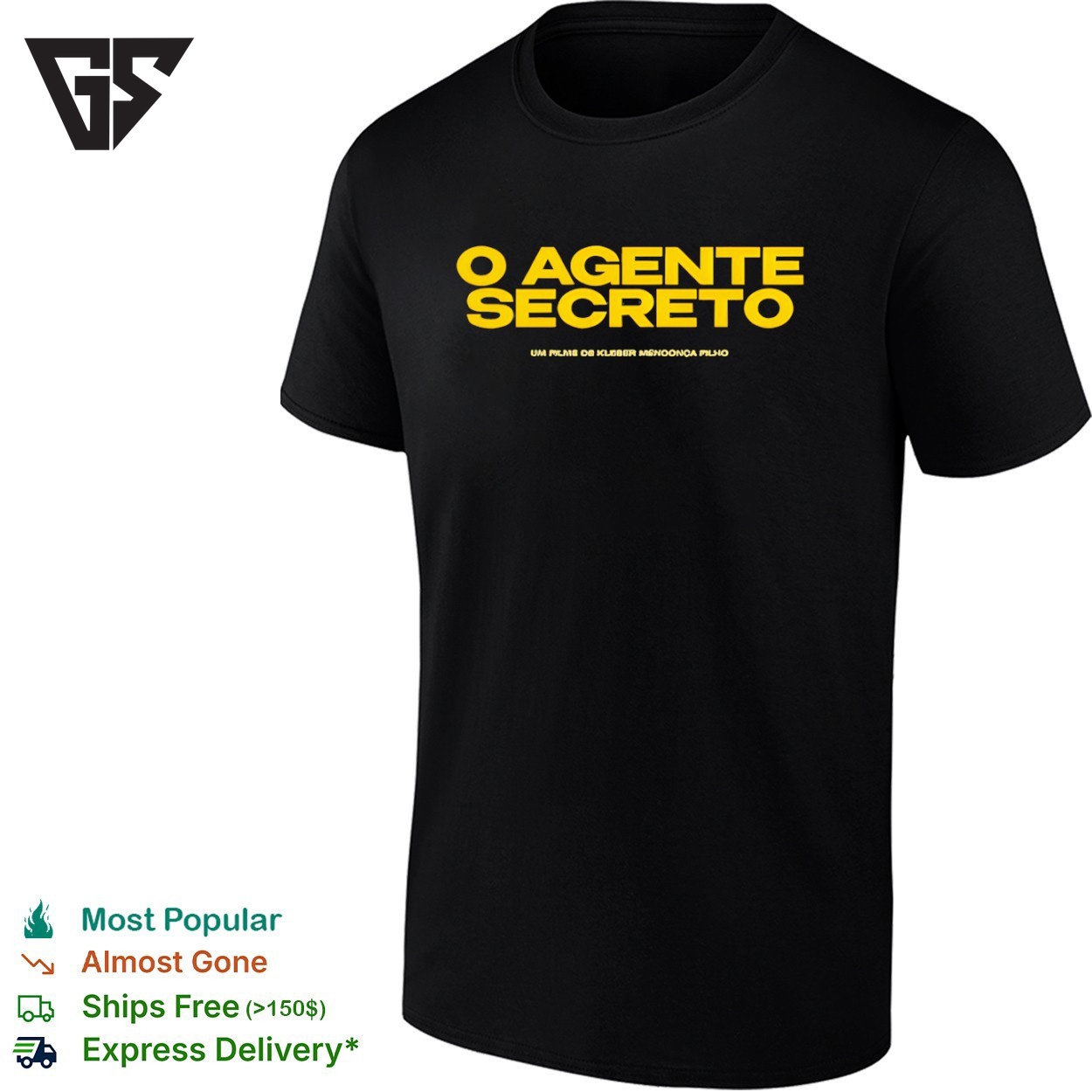 O Agente Secreto Um Filme De Kleber Mendonca Filho T-Shirt O Agente Secreto Um Filme De Kleber Mendonca Filho T-Shirt