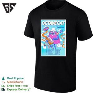 Octave Cat Spring 2026 Tour Poster T-Shirt
