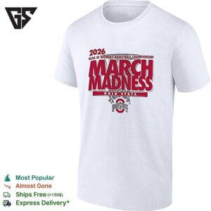 Ohio State Buckeyes NCAA Di Women’s Basketball Championship March Madness 2026 T-Shirt