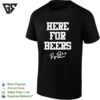 Oklahoma Sooners Here For Beers 15 Siganture T-Shirt