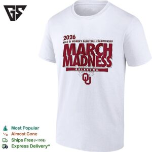 Oklahoma Sooners NCAA Di Women’s Basketball Championship March Madness 2026 T-Shirt