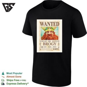 One Piece Season 2 Live Action Brogy Wanted 2026 Poster T-Shirt
