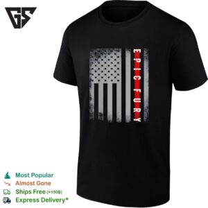 Operation Epic Fury American Flag 2026 Retro T-Shirt