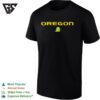 Oregon Ducks Wordmark Mascot Logo T-Shirt