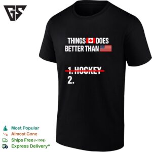 Patriotic American Funny Canada Quote Sarcastic USA Humor T-Shirt