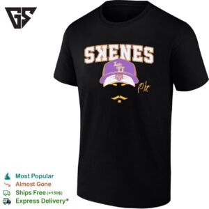 Paul Skenes Lsu Tigers Baseball Stache Pro T-Shirt