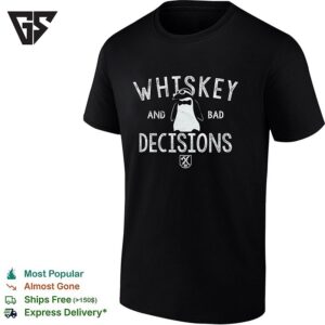 Penguin Whiskey And Bad Decisions T-Shirt