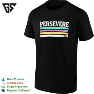 Persevere Leith Flag Retro T-Shirt