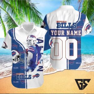 Personalized Buffalo Bills Josh Allen Hawaiian Shirt
