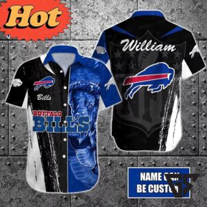 Personalized Buffalo Bills Warrior Spirit Hawaiian Shirt