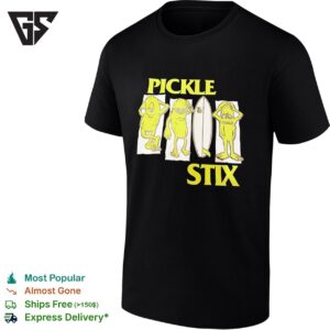 Pickle Stix Vacation Surfing Graphic T-Shirt