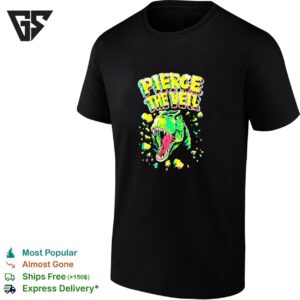 Pierce The Veil Dinosaur T-Rex Colorful Art T-Shirt