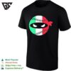 Pitching Ninja Italy Baseball Shape T-Shirt