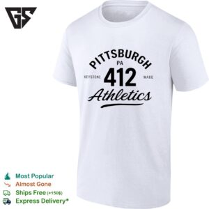Pittsburgh Athletics Keystone 412 T-Shirt