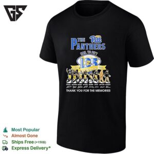 Pittsburgh Panthers 135th Anniversary Hail To Pitt 1890 2025 Thank You For The Memories T-Shirt