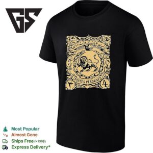 Postes Persanes Persian Lion Stamp T-Shirt 1 1