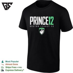Prince12 Nichelle Prince Boston Legacy Fc Logo T-Shirt