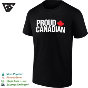 Proud Baseball Canadian Leaf T-Shirt