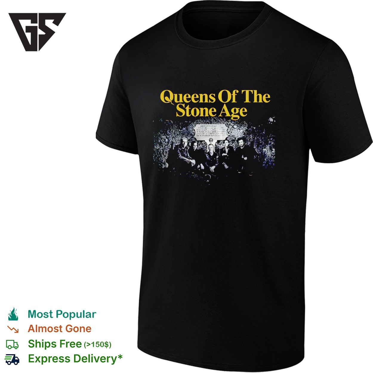 Queen Of The Stone Age The Catacombs Tour 2026 North America Schedule Dates T-Shirt Queen Of The Stone Age The Catacombs Tour 2026 North America Schedule Dates T-Shirt