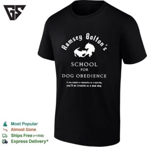 Ramsay Bolton In Game Of Thrones Movie School For Dog Obedience If You Acquire A Reputation T-Shirt
