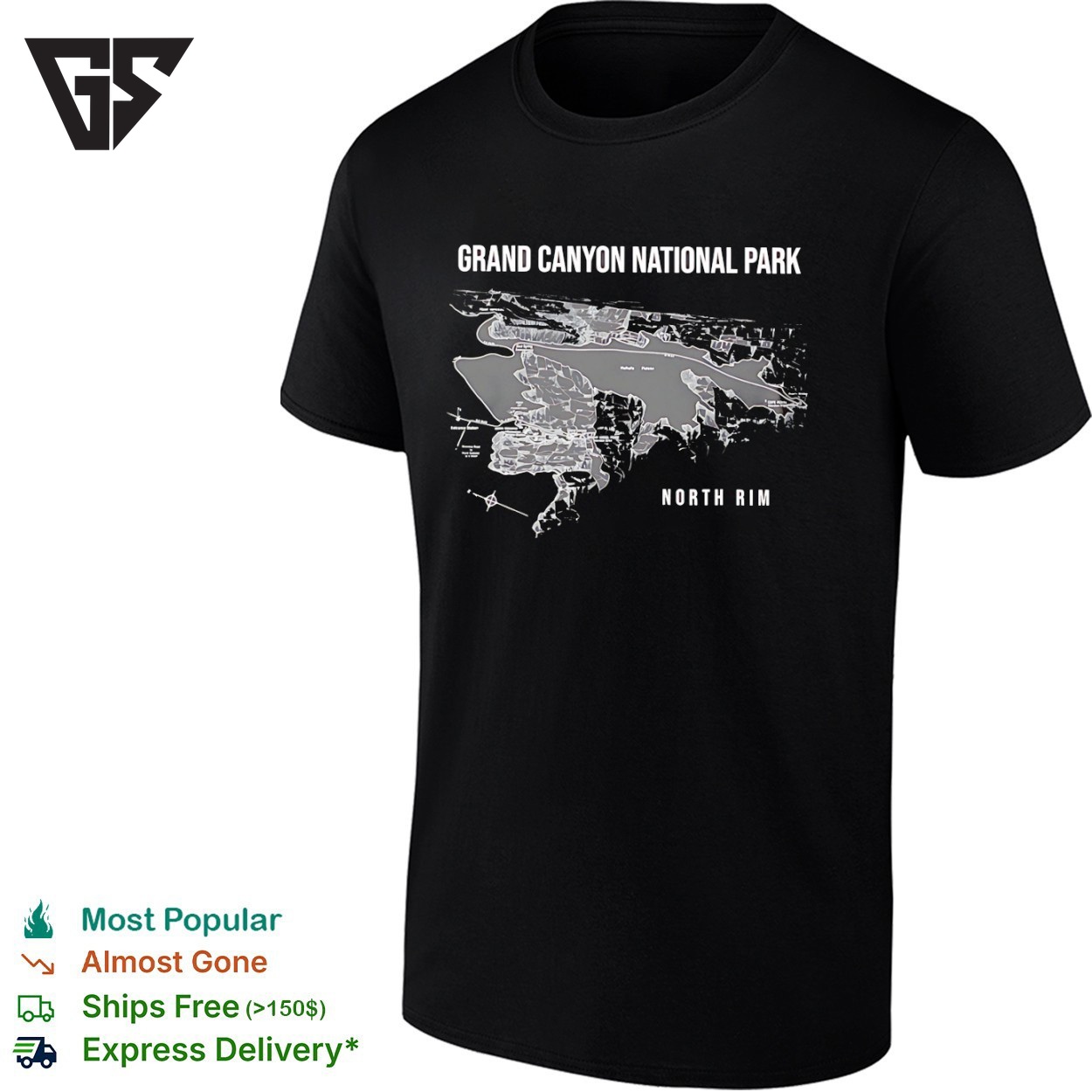 Rand Canyon National Park North Rim T-Shirt Rand Canyon National Park North Rim T-Shirt