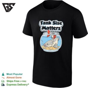Redtail Catfish Tank Size Matters T-Shirt