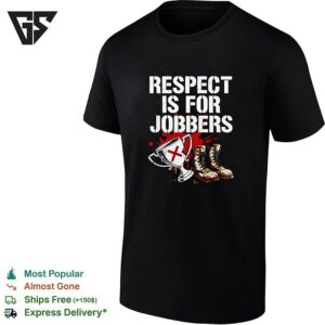Respect Is For Jobbers Trophy And Boots Blood Retro T-Shirt