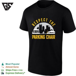 Respect The Parking Chair City Skyline T-Shirt
