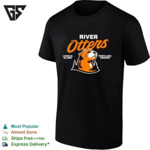 River Otter Lewis And Clark Portland Oregon T-Shirt