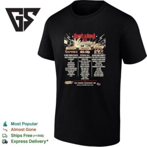 Rocklahoma 20th Anniversary 2026 Full Lineup In Pryor Oklahoma On September 4 5 6 2026 T-Shirt