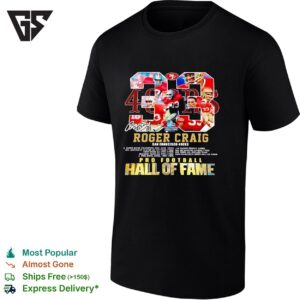 Roger Craig 33 Of San Francisco 49ers Pro Football Hall Of Fame Graphic T-Shirt
